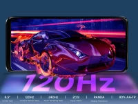Immersive (6.5) display with 120 Hz refresh rate