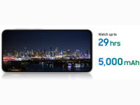 Long battery life for all-day watching