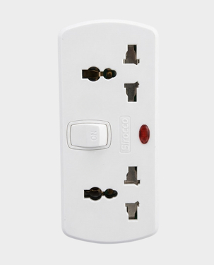 Buy Sirocco 4 Way Universal Multi Socket with Switch for Home, Office ...