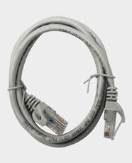 Onten CAT5e Ethernet LAN Cable | 1m Length | Male-To-Male RJ45 Connector | Up To 1000 Mbps Data Transfer Speed | Compatible With PC, Laptop, Router, Smart TV, Gaming Console & Network Devices | OTN-E511.1 - Grey