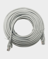 Onten CAT5e Ethernet LAN Cable | 15m Length | Male-To-Male RJ45 Connector | Up To 1000 Mbps Data Transfer Speed | Compatible With PC, Laptop, Router, Smart TV, Gaming Console & Network Devices | OTN-E511.15 - Grey