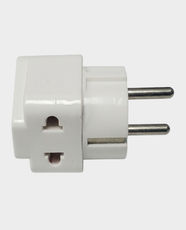 Sirocco Power Adapter with 2-Pin Schuko Plug | Universal Compatibility | Ideal for Travel, Home & Office Use | Compact & Durable Design | Safe & Reliable | 637 – White