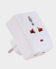 Sirocco 13A Power Adapter with Schuko Plug | Universal Socket | Ideal for Travel, Home & Office Use | 930L – White