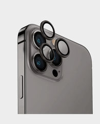 Uniq iPhone 15 Pro/15 Pro Max Optix Aluminium Camera Lens Protector (Steel Gray) in Qatar