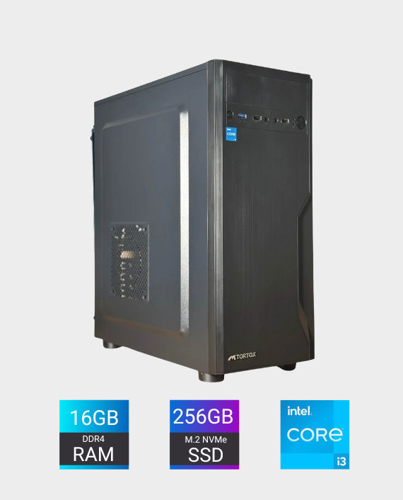 Buy Office PC i3-14100F | 16GB | 256GB SSD | GT 730 in Qatar