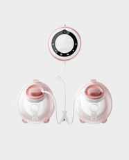 Momcozy V1 Pro Hospital Grade Double Breast Pump | 15 Adjustable Suction Levels | Up to -300 mmHg Vacuum Strength - Multicolor