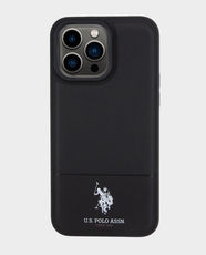 U.S. Polo iPhone 15 Pro Max PU Leather Mesh Pattern DH Case in Qatar