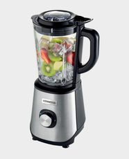 Kenwood Glass Power Blender | 1000W Power | 2.0L Capacity | 2-Speed Dial and Pulse | Grinder and Chopper Multi-Mill | Ice Crush Function | BLM45.720SS - Black/Silver