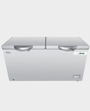 TCL Double Door Chest Freezer | 660 Liter Capacity | Electronic Control | Energy Efficient Cooling | F660CFSL - Silver