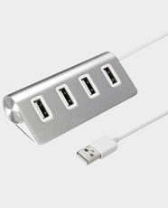 Trands USB 3.0 Hub with 4 Ports | 5Gbps Data Transfer | Compact and Handy Design | Over-Voltage and Over-Current Protection | 30cm Cable | TR-HB6880 - Black