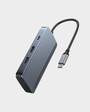 Anker USB-C Hub 7-In-1 Dual Display Hub Adapter | HDMI 4K@30Hz | Upto 10 Gbps Data Speed | HDMI and USB-A | Upto 100W Charging PD Port | A8374AA1 - Gray