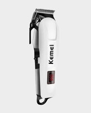 Kemei KM809A Professional Cordless Hair Trimmer for Men with LCD Display | 240 Minutes Use | Stainless Steel Blades | 0.5–12 mm Adjustable Cutting