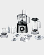 Bosch Food Processor MultiTalent 3 800W | 50+ Functions | 2.3 L BPA-Free Mixing Bowl | 2 Speeds + Pulse | Grinder, Chopper, Beating and Dough Tools | Reversible Slicing and Grating Discs | SmartStorage | MCM3501MGB