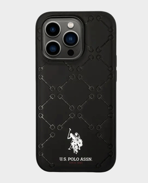 U.S. Polo iPhone 15 Pro Max PU Leather HS Pattern Case in Qatar