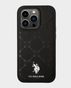 U.S. Polo iPhone 15 Pro Max PU Leather HS Pattern Case in Qatar