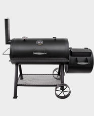 Charbroil Oklahoma Joe’s Longhorn Offset Smoker | Lid Mounted Temperature Gauge | Charcoal Fuel Type | Cool-Touch Handles | 1320174750 - Black