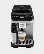 DeLonghi Magnifica Evo Next Coffee Machine | 1450W Power | 1.8L Water Tank | Touch Controls | 15 Bar Pump Pressure | LatteCrema Hot Technology | Multiple Coffee and Milk Recipes | ECAM310.80.SB - Silver Black