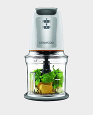 Kenwood Chopper with Extra Bowl | 500W Power | 500ml Stainless Steel Bowl | Quad Stainless Steel Blades | 2-Speed Control | CHP61.200WH - White