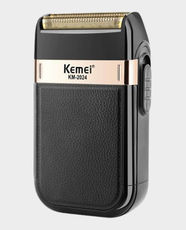 Kemei KM-2024 Electric Waterproof Razor and Trimmer with Twin Blade | 50-Min Usage | 8Hrs Charging Time