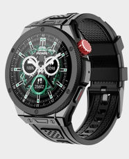 AIWR Cynex Smartwatch | 1.43″ AMOLED Ultra HD Display | Built-in GPS | Bluetooth Calling (ENC) | 150+ Sports Modes | 5ATM Water Resistance | 420mAh Battery (12–15 Days) | ChatGPT Integration - Black