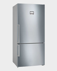 Bosch Series 6 XXL Bottom Freezer Double Door Refrigerator | 682L Capacity | NoFrost | VitaFresh Plus | Anti-Fingerprint Stainless Steel | MultiAirflow | LED Lighting | Perfect Fit Installation | KGN86AI31M