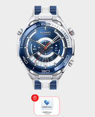 HUAWEI Watch Ultimate 2 With 1.5 Inch AMOLED Display | Up to 4.5 Days Battery Life | 20 ATM Waterproof | Dual-Color Fluoroelastomer Strap - Blue