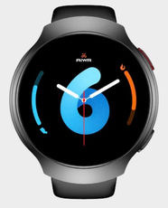 AIWR Orbit Smartwatch with 1.43-inch AMOLED Display | Standby Mode 45+ Days Battery Life | 5ATM Water Resistance | Activity Tracking and AI Powered Watch Face | Bluetooth 5.2 - Black