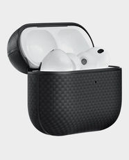 PITAKA Aramid Fiber Magnetic Case for Airpods Pro 3 - Black/Gray