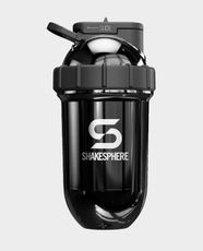 ShakeSphere Tumbler Double Wall Steel Shaker | 700 ml | Easy Mix | Easy Clean | Ideal For Cold Beverages and Portable Use - Mirrored Black