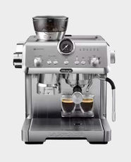 Delonghi La Specialista Opera Manual Pump Bean to Cup Coffee Machine | 1550W Power | 2L Water Tank | Button and Dial Controls | 19 Bar Pump Pressure | 15 Grinder Settings | Cold Brew and Espresso Cool | EC9555M - Metal