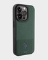 U.S. Polo iphone 15 Pro Pu Leather Mesh Pattern Dh Case  (Green)