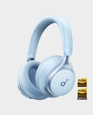 Anker Soundcore Space One Active Noise Cancelling Headphones | 40mm Drivers | 40H Playtim With ANC | 5 Levels of Adjustable Transparency Tune | Hi-Res Sound | A3035031 - Blue