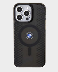 BMW iPhone 15 Pro Magsafe IML Case with Signature Track BMW Logo (Black) in Qatar