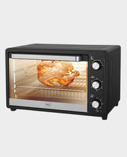 Impex OV 2902 Electric Oven | 1800W | 45L Capacity | 6-Stage Heating Selector | 3 Control Knobs | 160-Min Timer with Bell Ring | 100-250°C Adjustable Temperature - Black