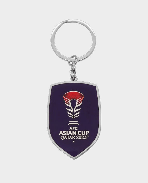 Buy AFC QATAR 2023 Emblem Keychain (Silver) in Qatar - AlaneesQatar.Qa