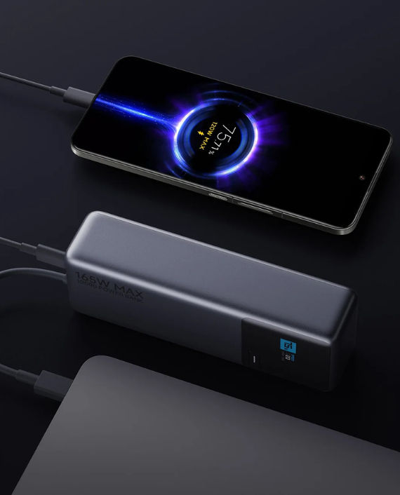 Buy Xiaomi 165W Power Bank (10000mAh | 165W | USB-C Cable) in Qatar ...