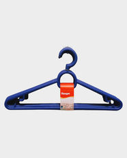 Sirocco Plastic Cloth Hanger | Bundle of 10 Pcs | 2992 - Dark Blue