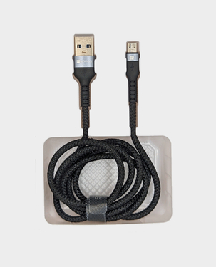 Admos Wear Resistance Cable USB to Micro 1000mm AM-101MC (Black)