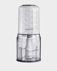 Kenwood Electric Food Chopper | 400W Power | 500ml Stainless Steel Bowl | Quad Stainless Steel Blades | 2-Speed Control | CHP40.WH - White