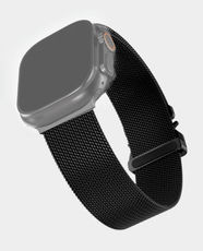 Blupebble Luxora Milanese Strap for Apple Watch 42/44/45/49mm | Stainless Steel Material | BP-LUXORA-BK - Black