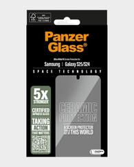 PanzerGlass Ceramic Screen Protector for Galaxy S25 & S24 in Qatar