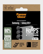 PanzerGlass Hoops Black Lens Protector for Galaxy S25 Plus in Qatar