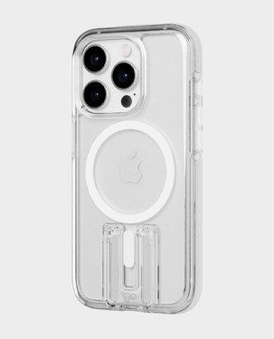 Tech21 iPhone 15 Pro Evocrystal Kick MagSafe Case (White)