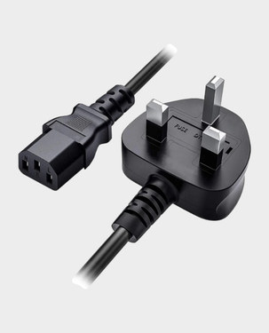 3p Computer Cable Buy 3 Pin PC Power Cable 3m | S-Tek in Qatar - AlaneesQatar.Qa