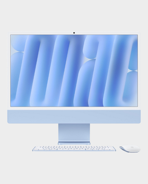Apple iMac 24-Inch MWUF3 (M4 Chip, 16GB RAM, 256GB SSD, Blue) in Qatar