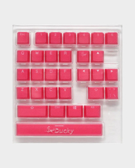 Ducky Seamless Double-Shot Rubber Keycap Set of 31 (Red) in Qatar