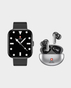 Swiss Military Alps 4 Smartwatch Black + Victor 3 ENC True Wireless Earbuds bundle in Qatar