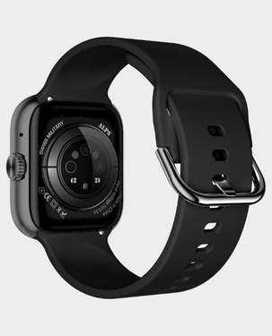 Swiss Military Alps 4 Smartwatch Black with Black Silicon Strap + Swiss Military Victor 3 ENC True Wireless Earbuds - Black