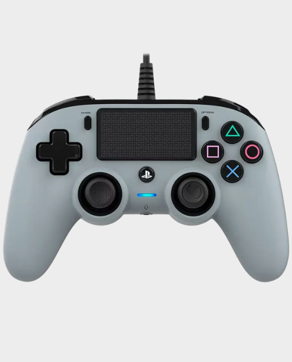Buy PS4 PC Nacon Wired Compact Controller (Grey) in Qatar