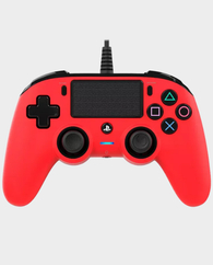 Nacon Wired Compact Controller for PS4/PC (Red) in Qatar